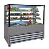 glass front fridge