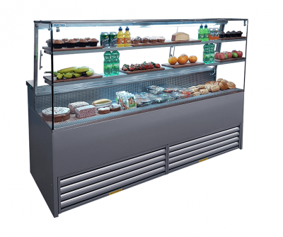 serve over display fridge