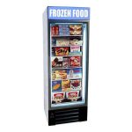 upright display freezer