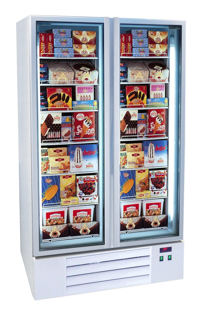 Double Door Upright Display Freezer ECOFridge Ltd UK