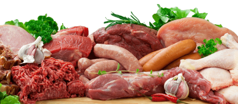 frigorifero per esposizione di carne